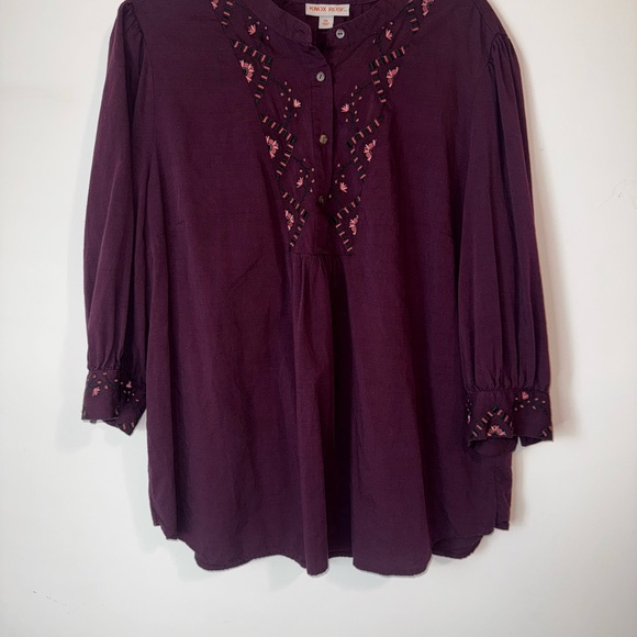 Women's Purple Blouse with Pink detail - Picture 1 of 4